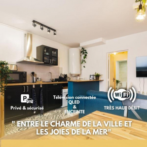 LA DEFERLANTE - hyper centre - parking privé - 300 m plage